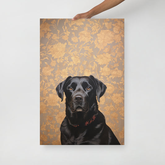 Black Labrador Canvas